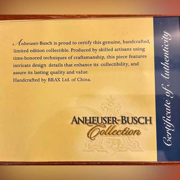 Budweiser Holiday Stein in original box. 2009 - Picture 8 of 13